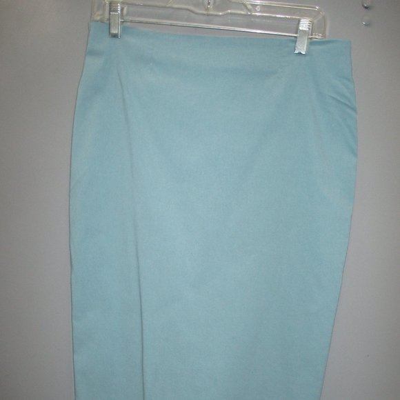 ASOS Women's Skirt Size 12 Turquoise Color Zipper Back Women's Skirt - Picture 1 of 10